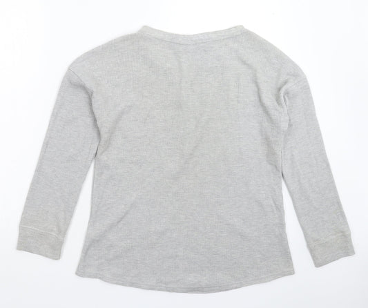 Womens UK Size 10 Marks and Spencer Grey Pullover Jumper