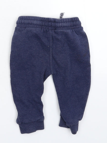 F&F Baby Blue   Jogger Trousers Size 12-18 Months