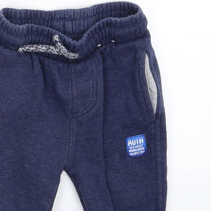 F&F Baby Blue   Jogger Trousers Size 12-18 Months