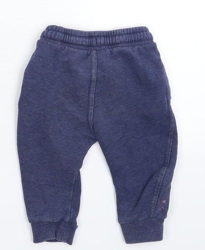 F&F Baby Blue   Jogger Trousers Size 12-18 Months