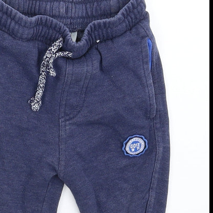 F&F Baby Blue   Jogger Trousers Size 12-18 Months