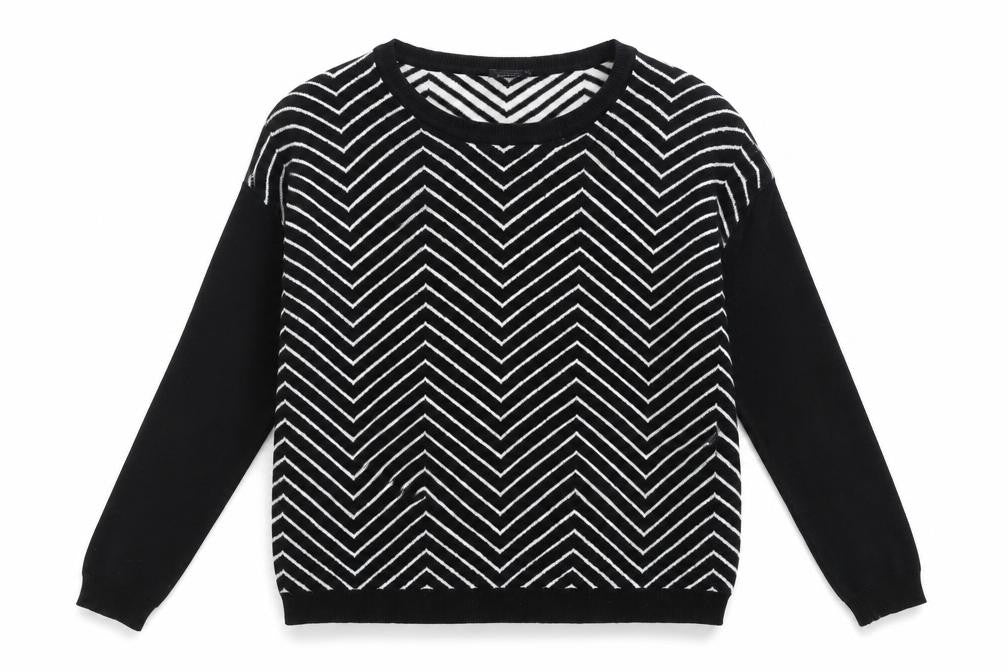 Womens UK Size XS Promod Black Pullover Jumper