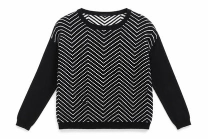 Womens UK Size XS Promod Black Pullover Jumper