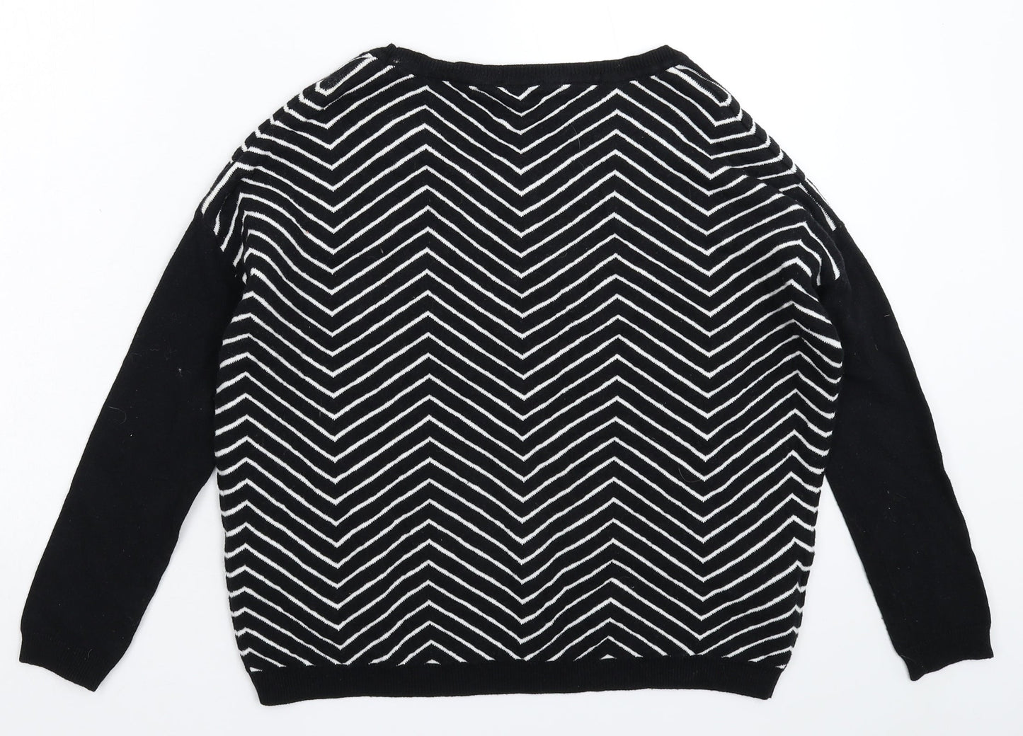 Womens UK Size XS Promod Black Pullover Jumper