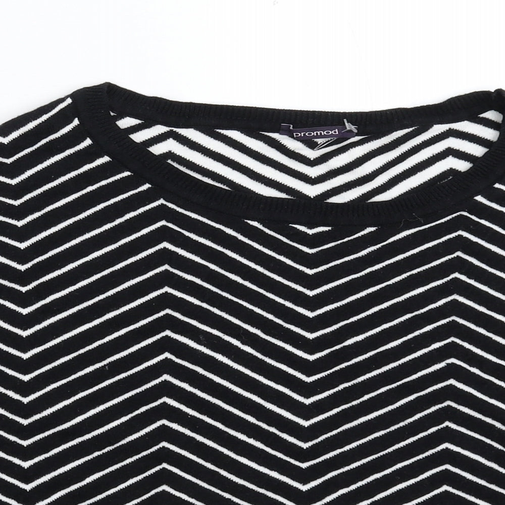Womens UK Size XS Promod Black Pullover Jumper