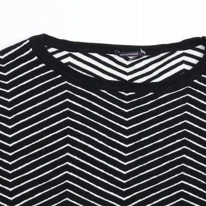 Womens UK Size XS Promod Black Pullover Jumper