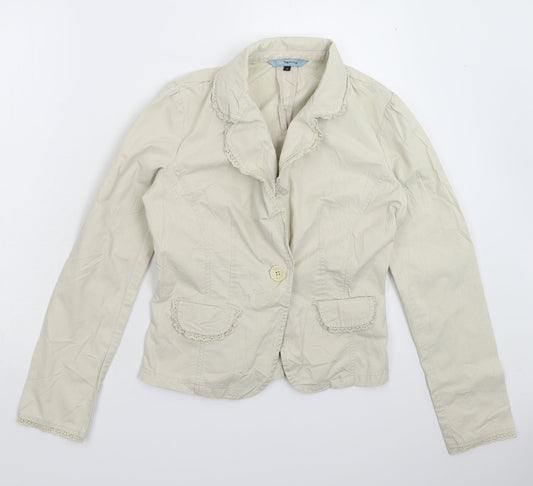 Red Herring Womens Grey   Jacket Blazer Size 10