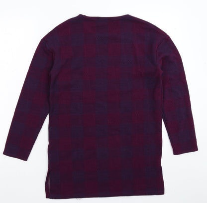Womens UK Size M Marks and Spencer Purple Pullover Sweatshirt