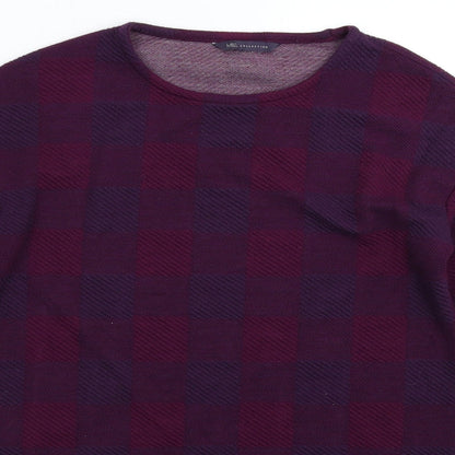 Womens UK Size M Marks and Spencer Purple Pullover Sweatshirt