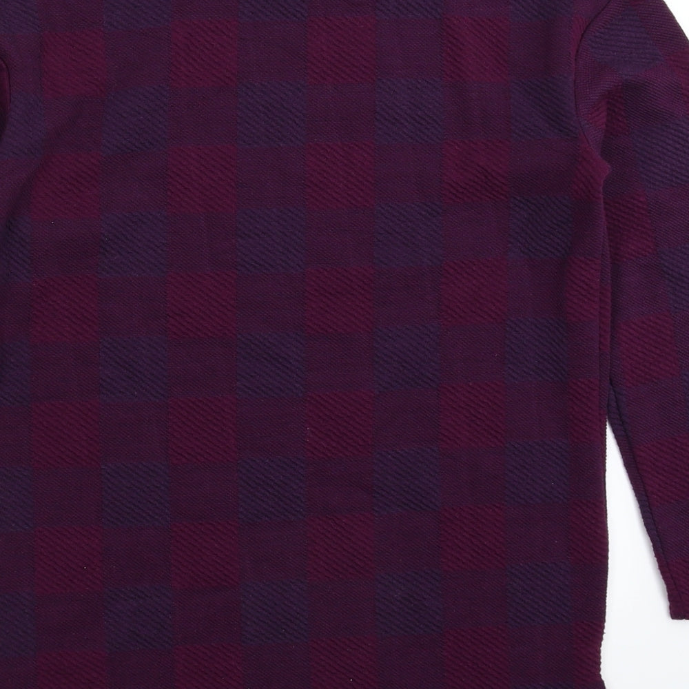 Womens UK Size M Marks and Spencer Purple Pullover Sweatshirt