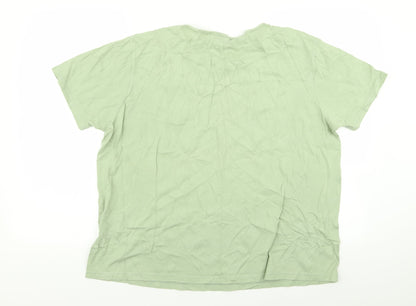 sutton Womens Green   Basic T-Shirt Size L