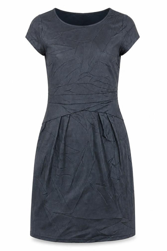 Front view of izabel women’s blue a-line, size UK 8