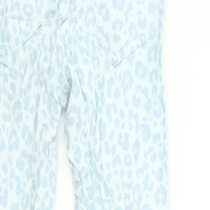 H&M Girls Blue Animal Print  Skinny Jeans Size 11-12 Years