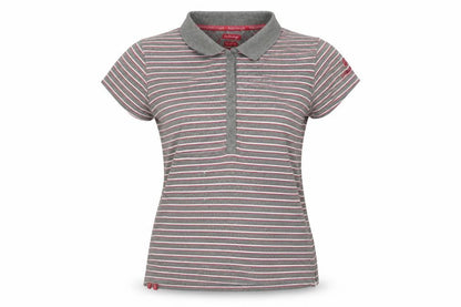 Backswing Womens Multicoloured Striped  Basic Polo Size L