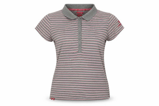 backswing Womens Multicoloured Striped  Basic Polo Size L