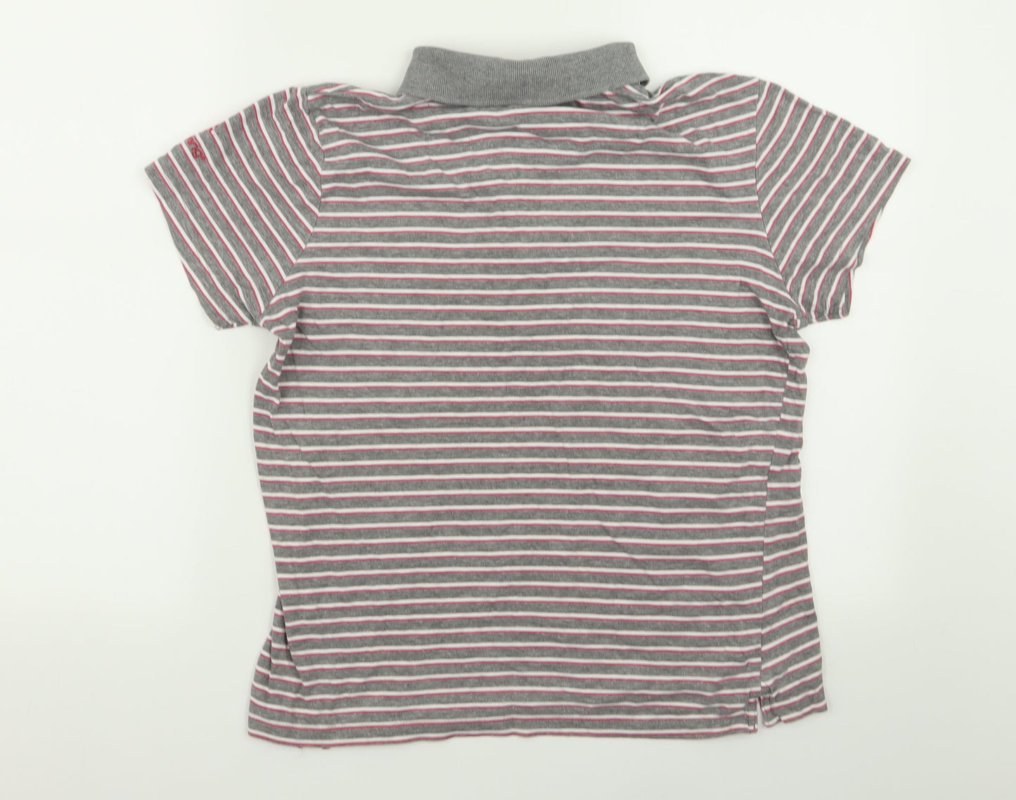 backswing Womens Multicoloured Striped  Basic Polo Size L