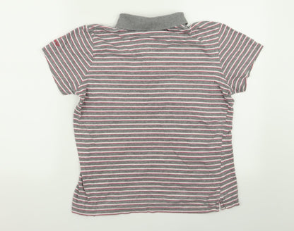 backswing Womens Multicoloured Striped  Basic Polo Size L