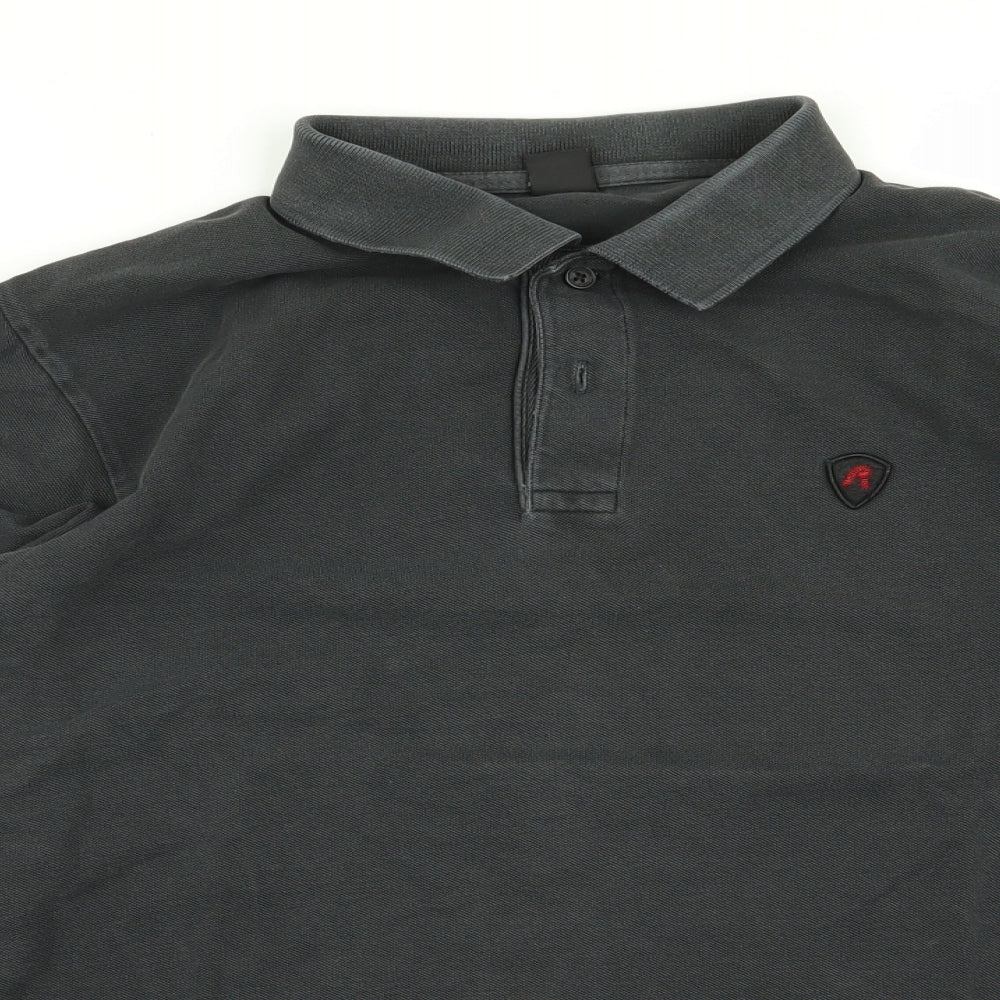 Replay Mens Grey    Polo Size S