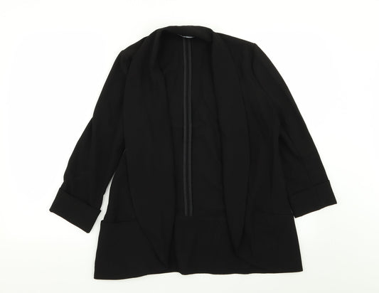 New Look Womens Black   Jacket Blazer Size 8