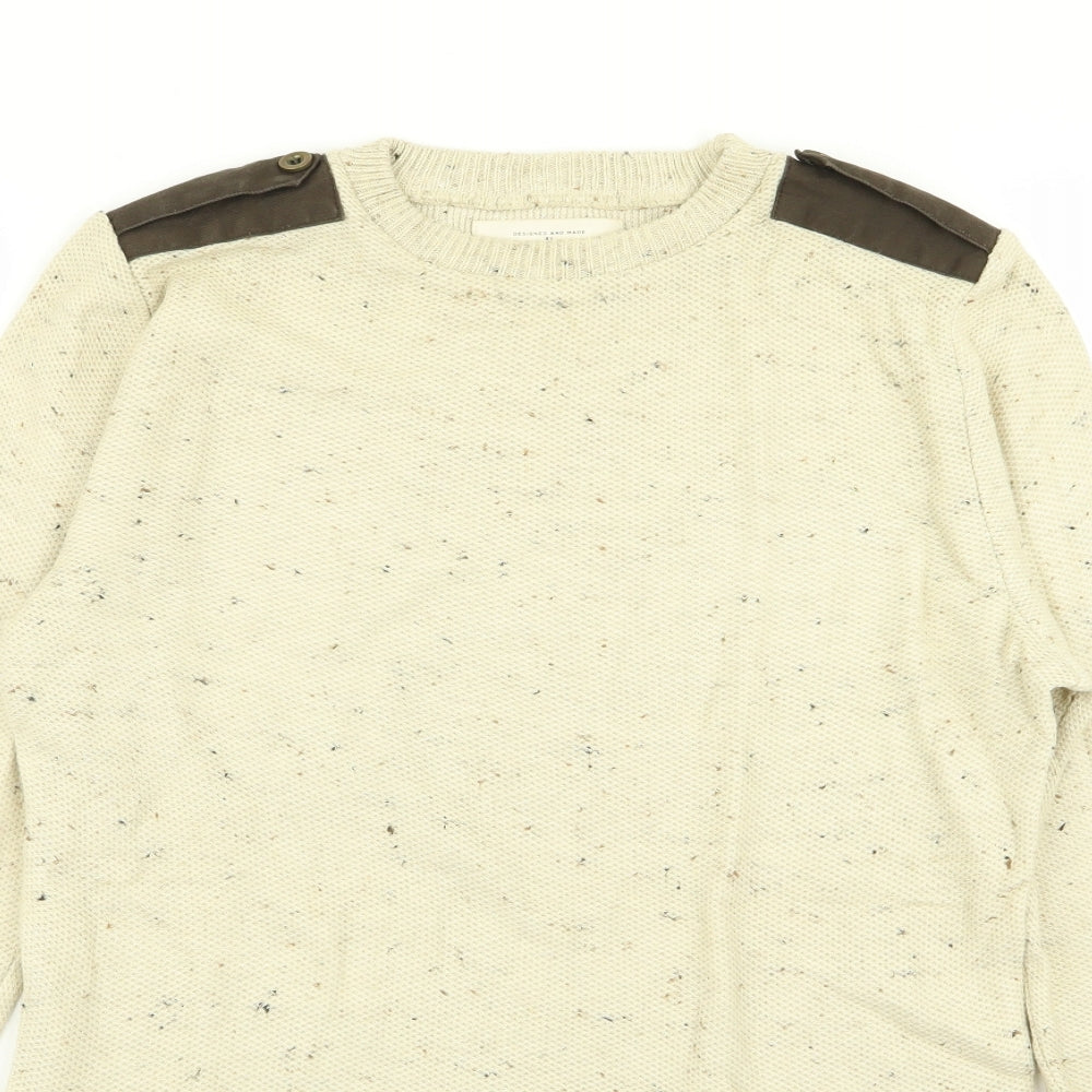 River Island Mens Beige   Pullover Jumper Size S