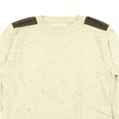 River Island Mens Beige   Pullover Jumper Size S