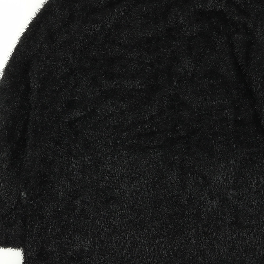 Womens UK Size 2XL Preworn Black Pullover Jumper