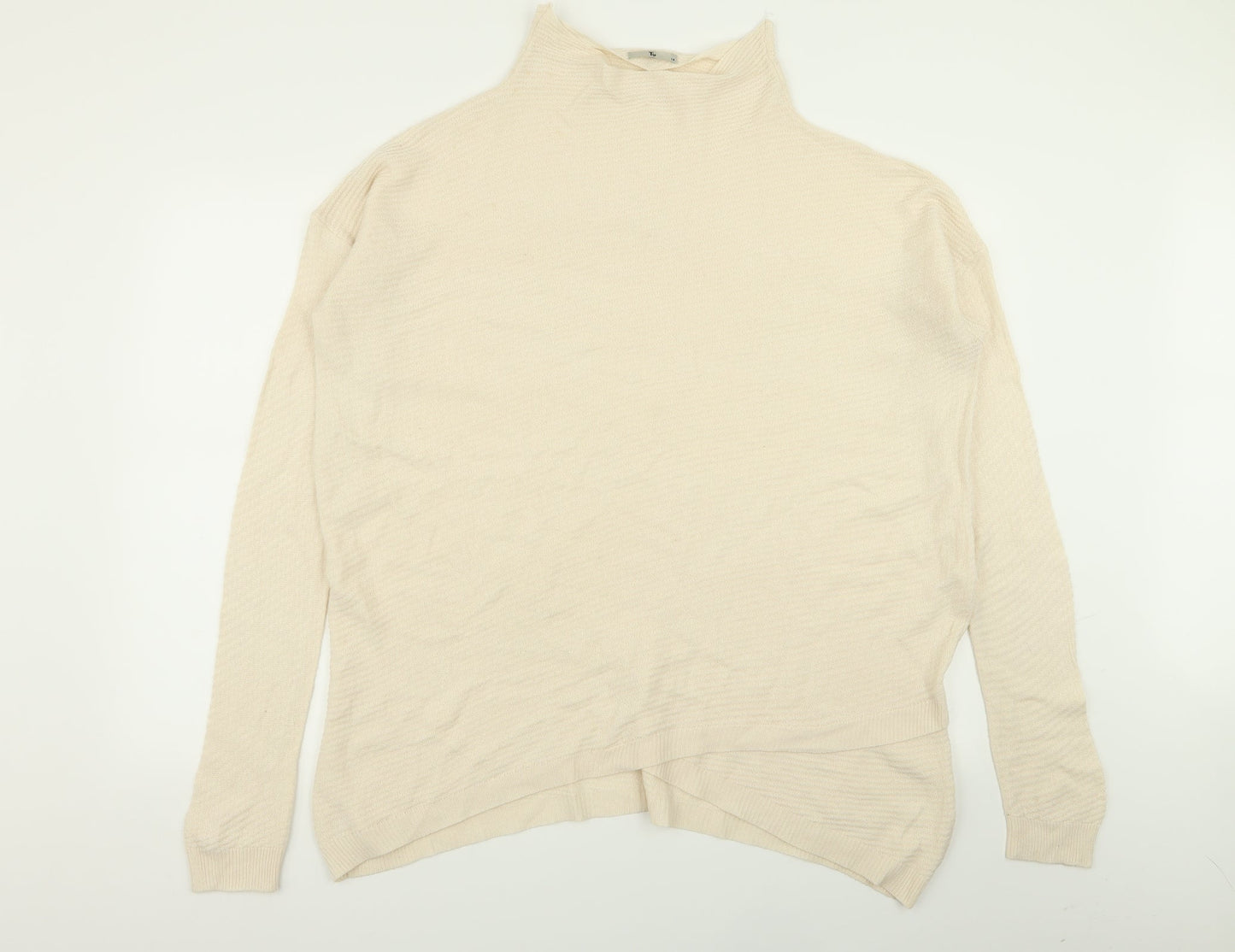 TU Womens Beige   Pullover Jumper Size 14