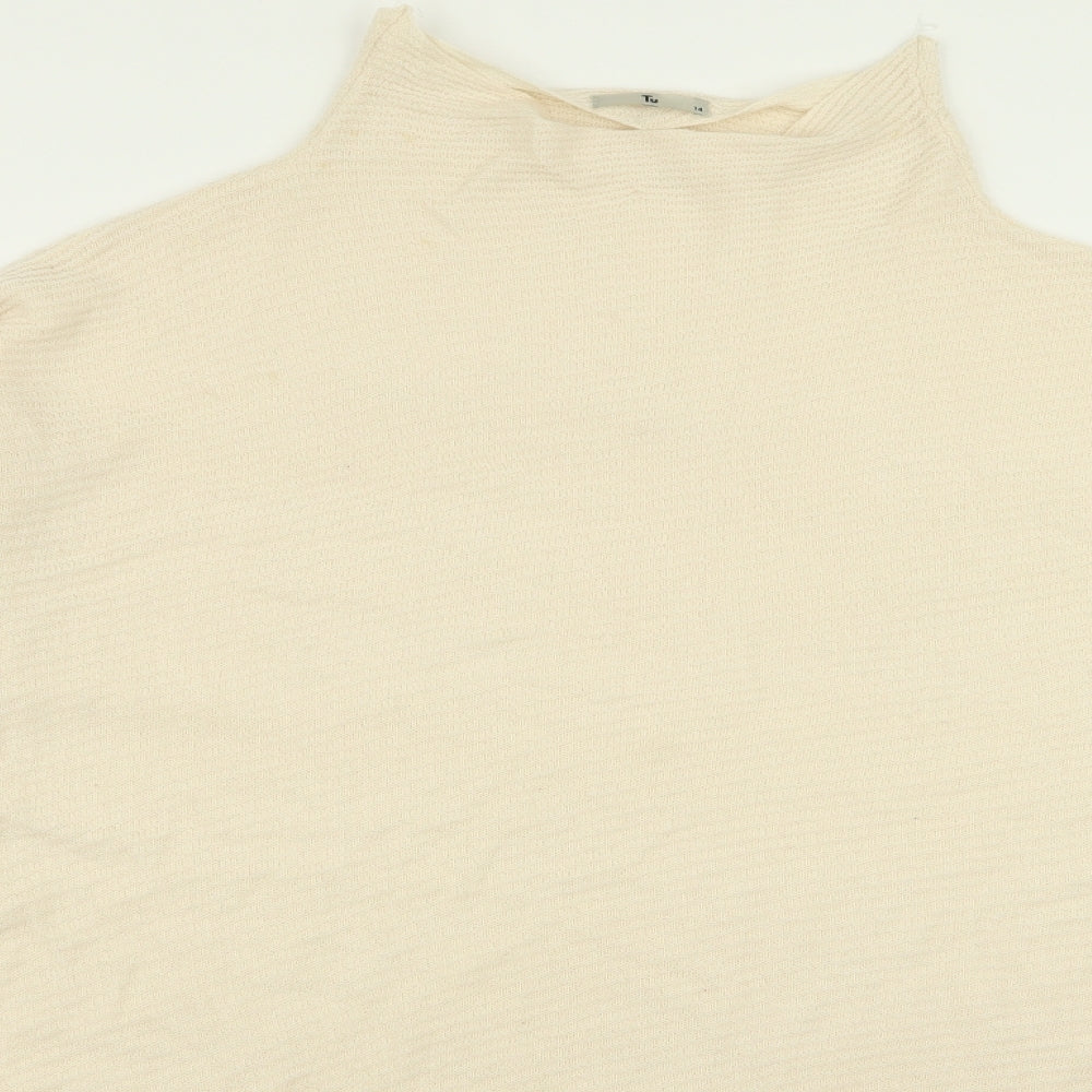 TU Womens Beige   Pullover Jumper Size 14