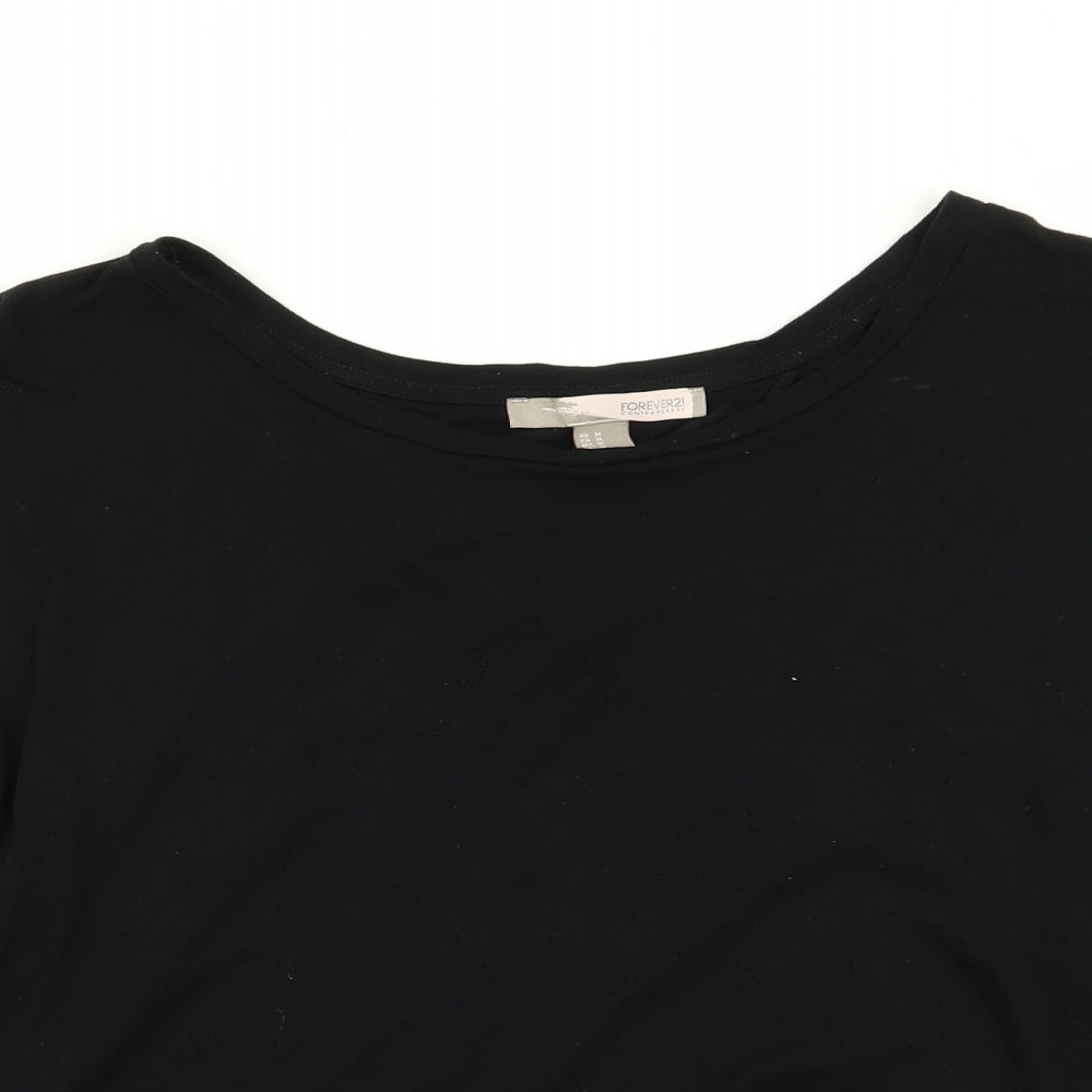 FOREVER 21 Womens Black   Basic T-Shirt Size M