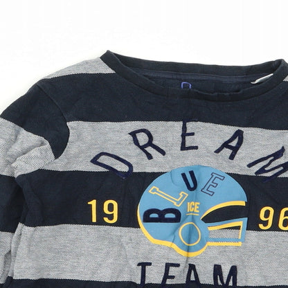 Okaidi Boys Multicoloured Striped  Basic T-Shirt Size 8 Years