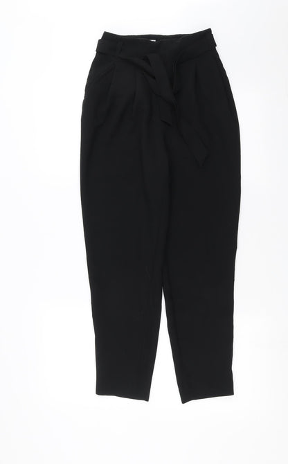 Womens UK Size 6 H&M Regular Fit  Black Trousers