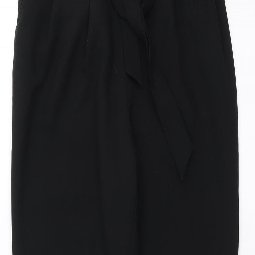 Womens UK Size 6 H&M Regular Fit  Black Trousers