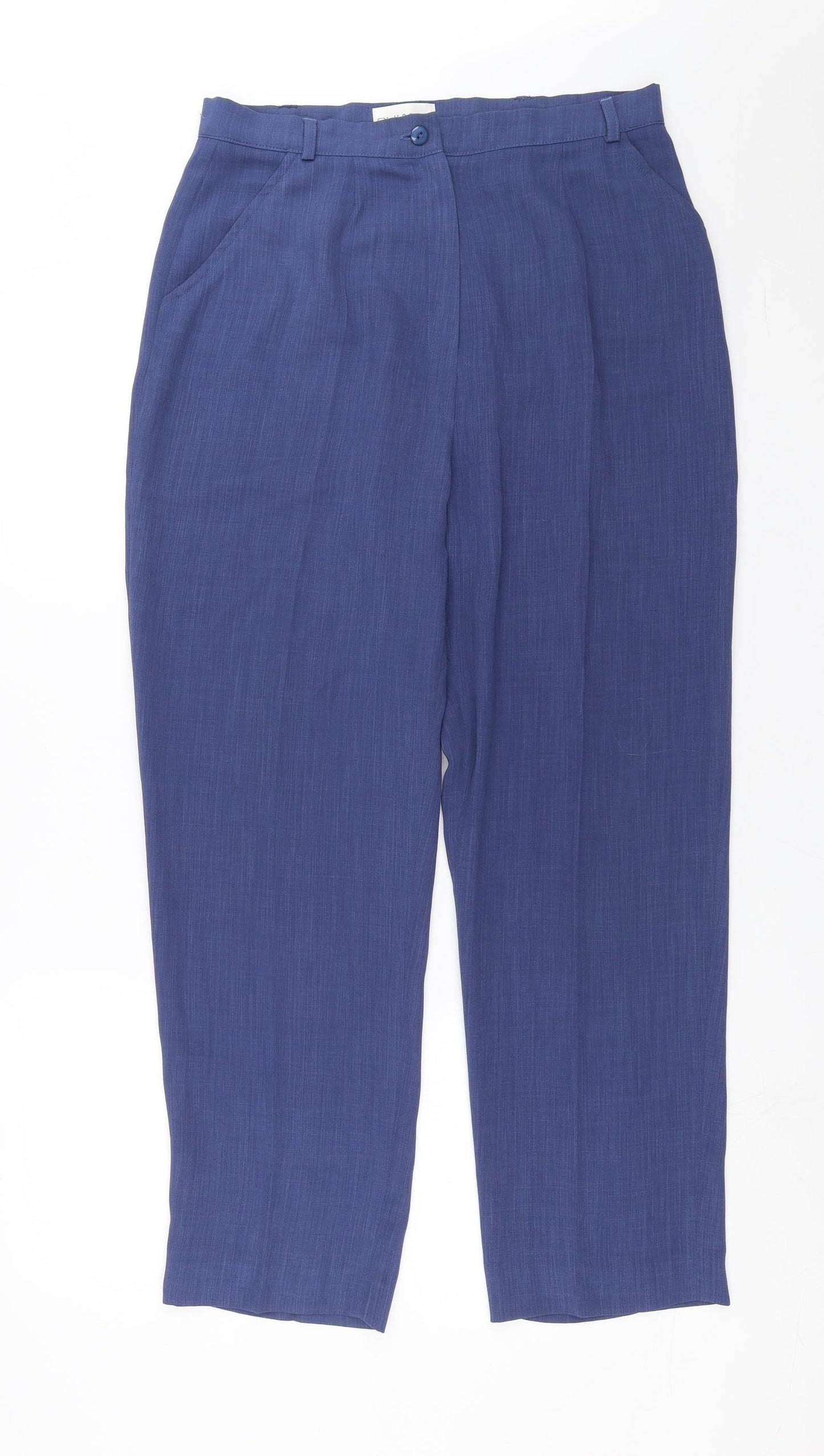 Chianti Womens Blue   Trousers  Size 14 L28 in