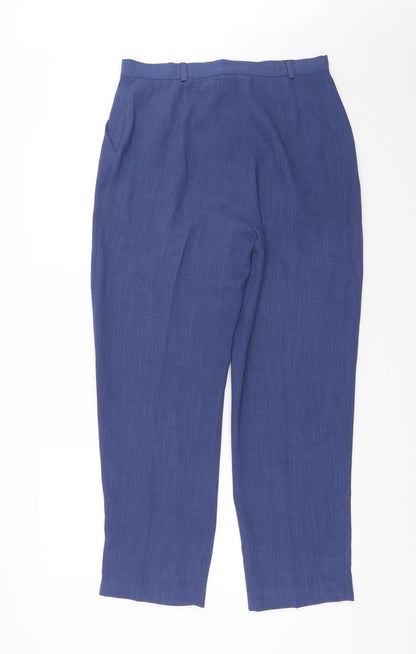 Chianti Womens Blue   Trousers  Size 14 L28 in