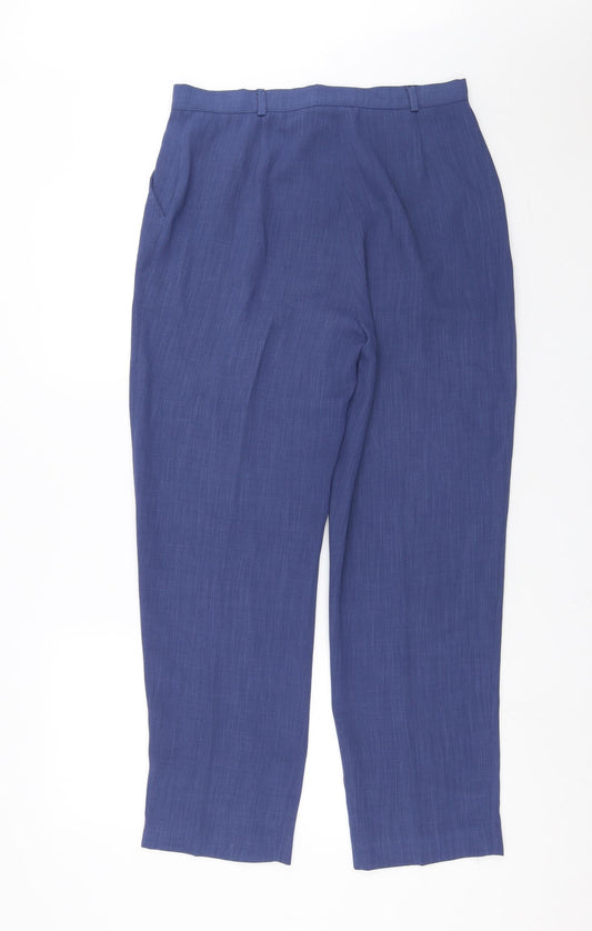 Chianti Womens Blue   Trousers  Size 14 L28 in