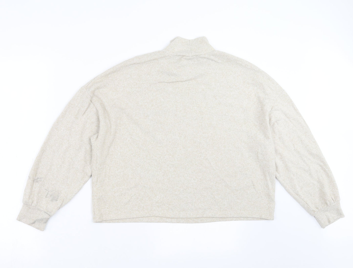 Womens UK Size S New Look Beige Pullover Jumper