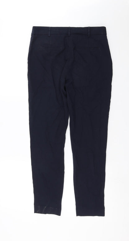Womens UK Size 10 NEXT Regular Fit  Blue Trousers