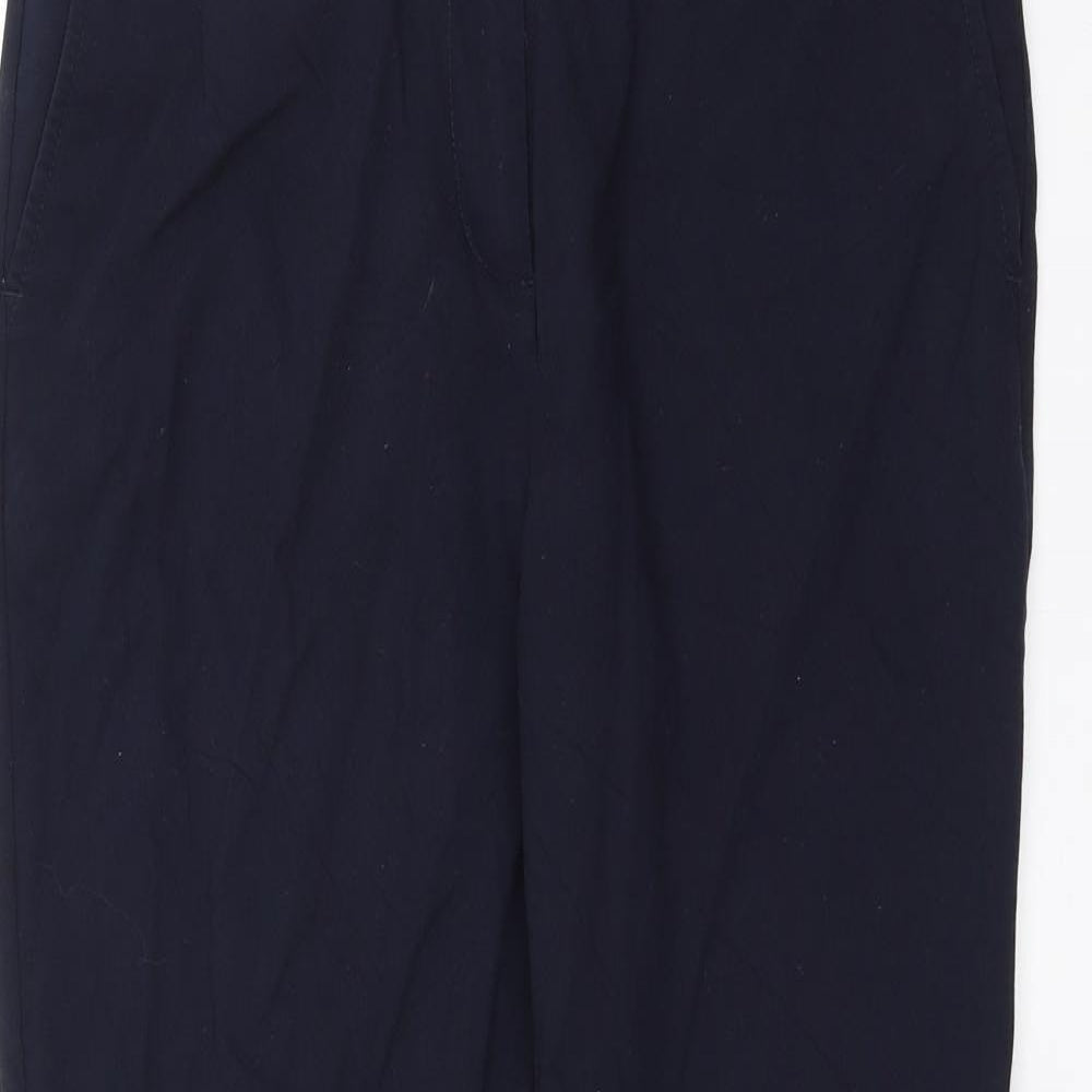 Womens UK Size 10 NEXT Regular Fit  Blue Trousers
