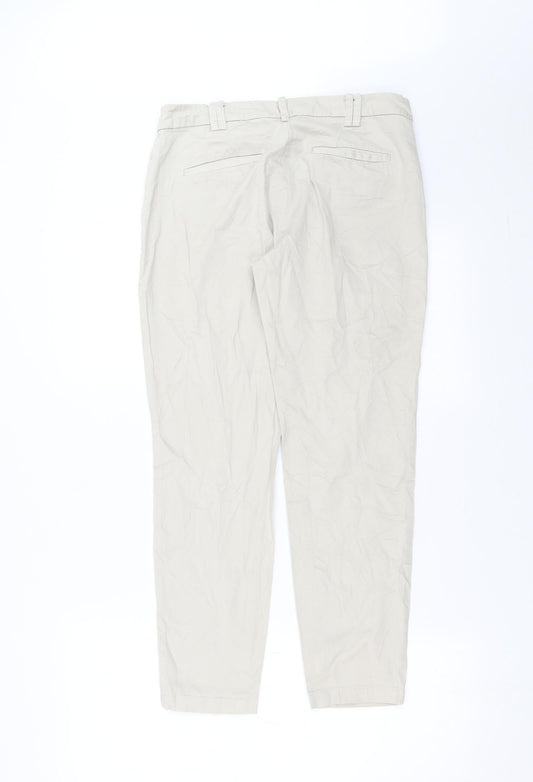 Mango Womens Beige   Trousers  Size 10 L26 in