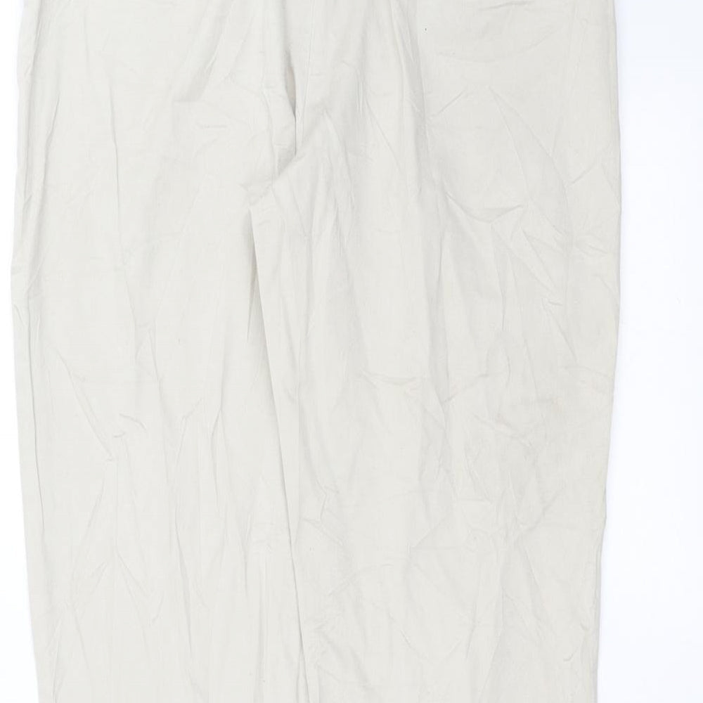 Mango Womens Beige   Trousers  Size 10 L26 in