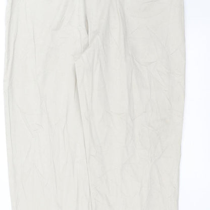 Mango Womens Beige   Trousers  Size 10 L26 in