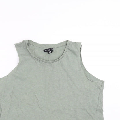 Womens UK Size 14 Select Green Basic Tank