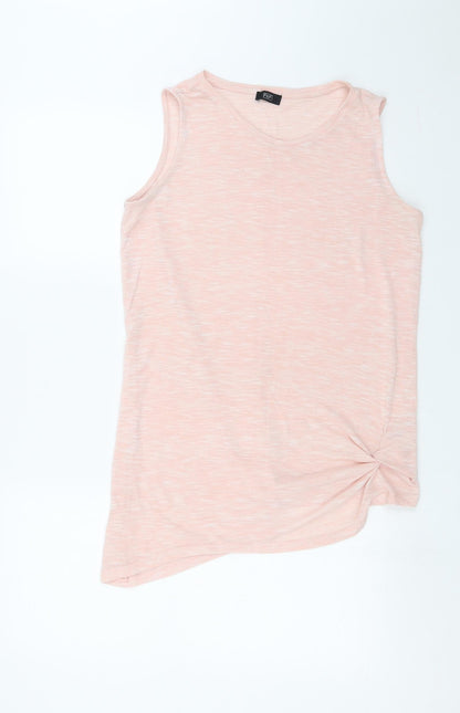 F&F Womens Pink  Knit Basic Blouse Size 14