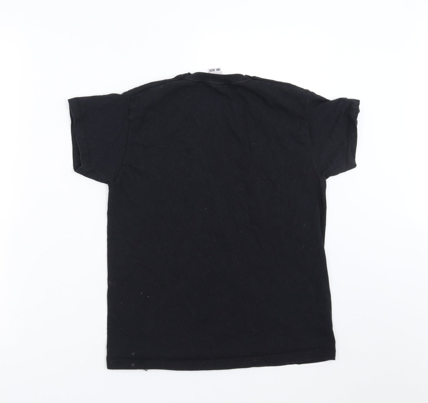 Fruit of the Loom Boys Black   Basic T-Shirt Size 9-10 Years  - ddmix