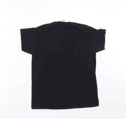Fruit of the Loom Boys Black   Basic T-Shirt Size 9-10 Years  - ddmix