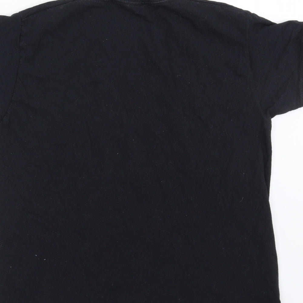 Fruit of the Loom Boys Black   Basic T-Shirt Size 9-10 Years  - ddmix