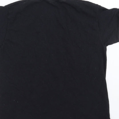 Fruit of the Loom Boys Black   Basic T-Shirt Size 9-10 Years  - ddmix