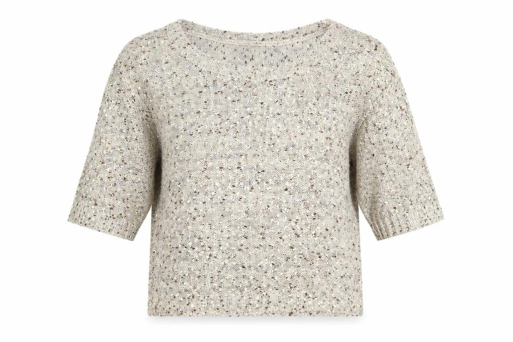 Womens UK Size XS H&M Beige Pullover Jumper