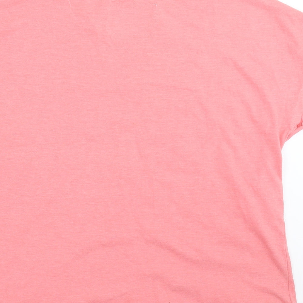 Matalan Womens Pink Solid  Top Pyjama Top Size 12  - beyoutiful