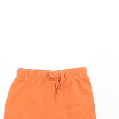 George Baby Orange    Trousers Size 9-12 Months  - shorts